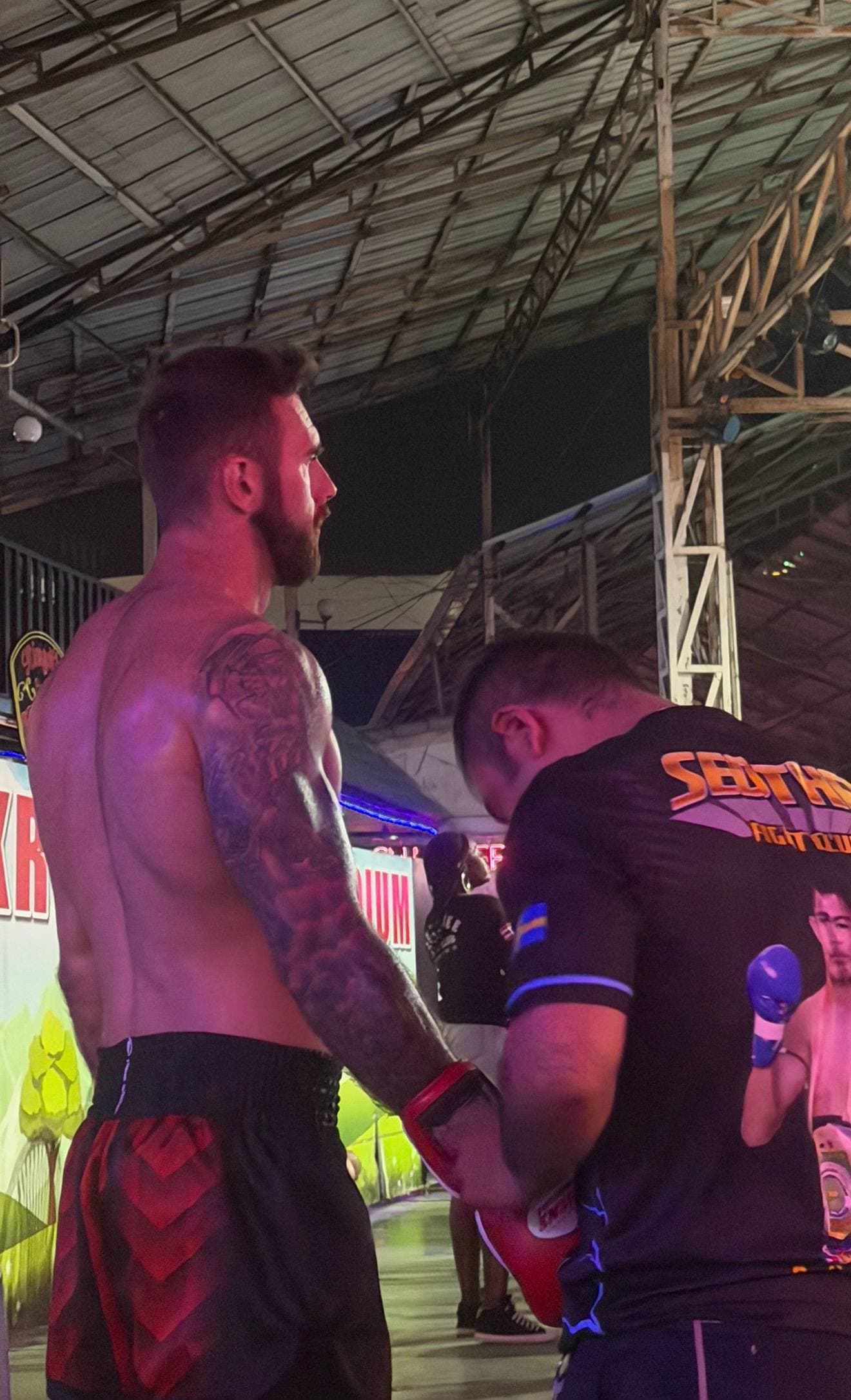 Muay Thai training — The Reset, Chiang Mai